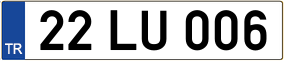 Truck License Plate